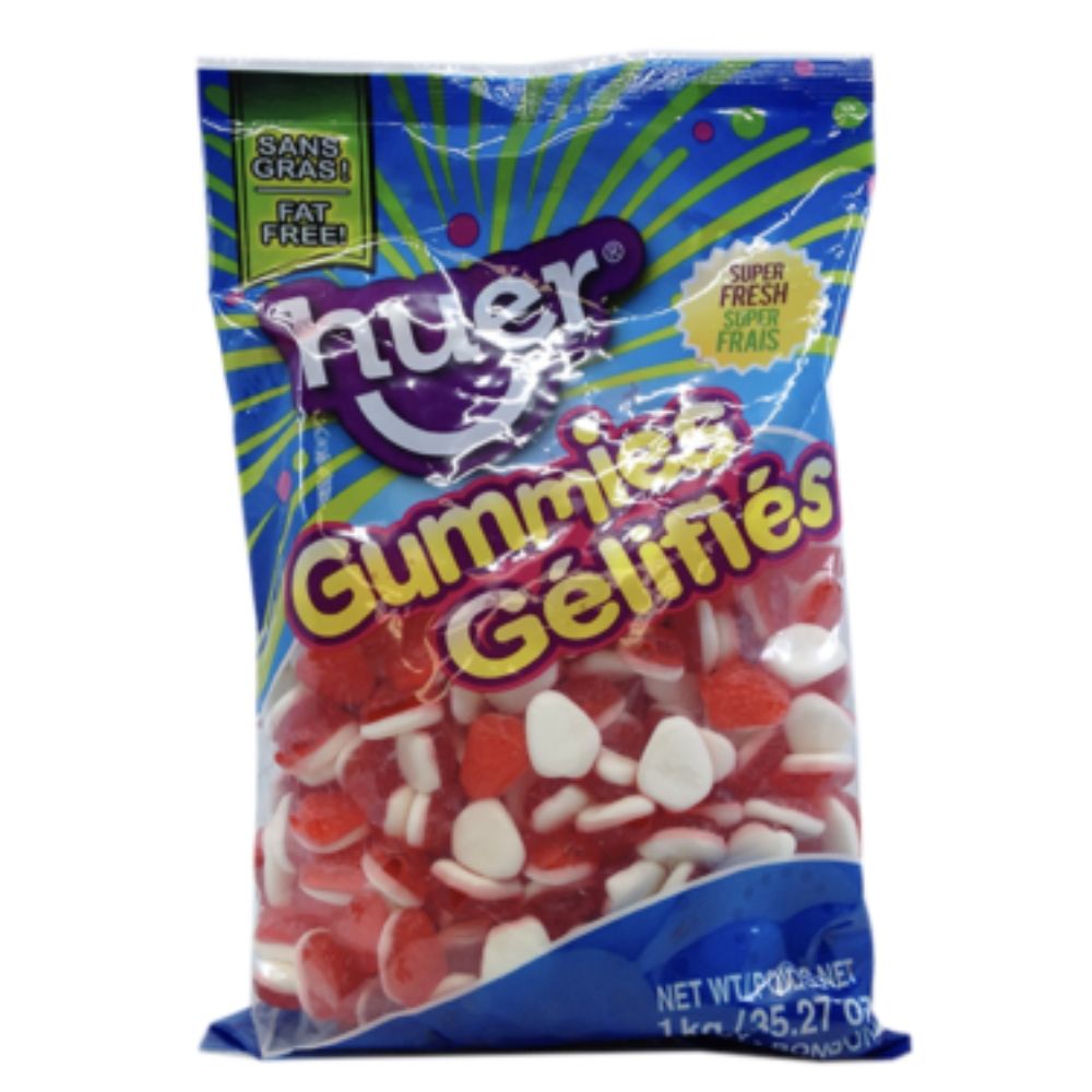 Huer Soft Strawberries Gummy Candies | Bulk Candy