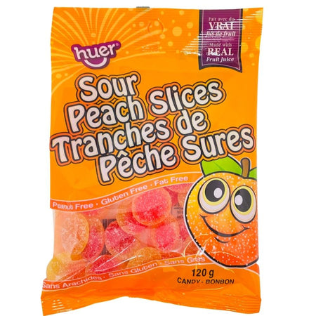 Huer Sour Peach Slices - 120g