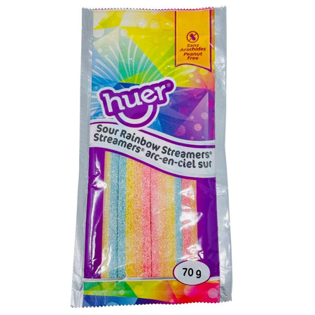 Huer Sour Rainbow Streamers 70 g Candy Funhouse Online Candy Shop