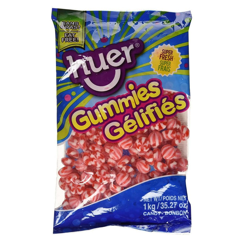 Huer Strawberry Swirls Gummy Candy | Bulk Candies