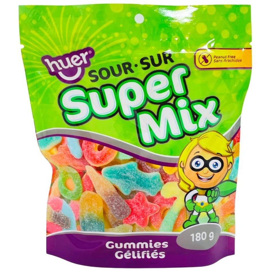 Huer Sour Super Mix Gummy - 180g