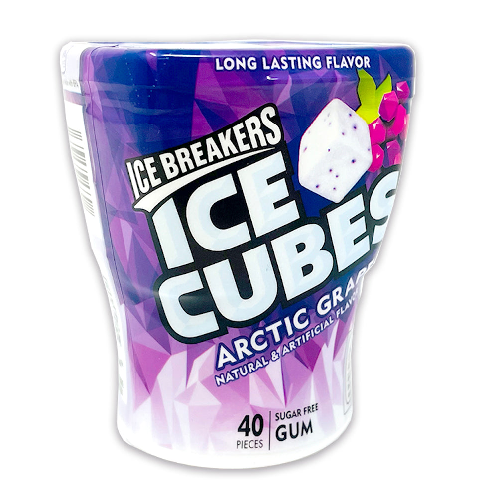 Ice Breakers Cubes Gum Bottles Arctic Grape