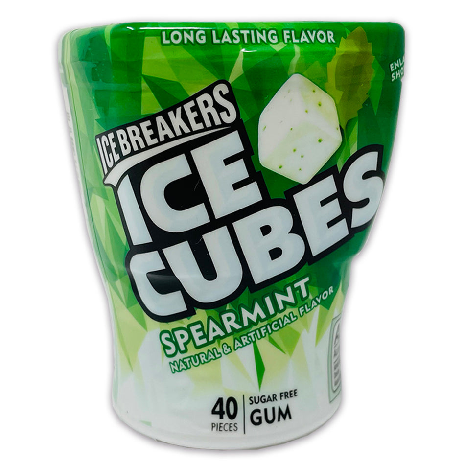 Ice Breakers Cubes Gum Bottles Spearmint