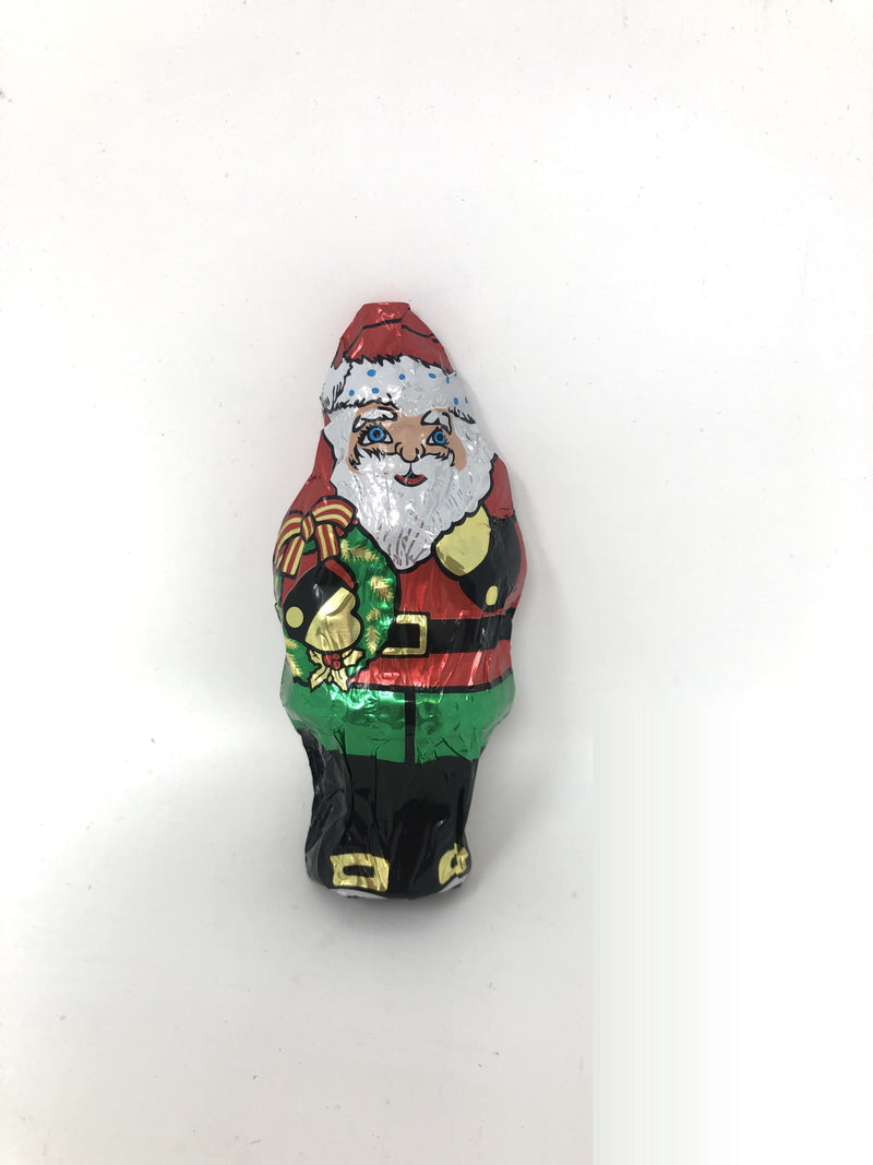 Christmas Santa w/Wreath Premium Chocolate