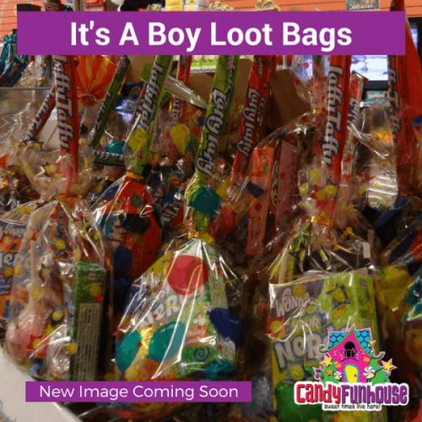 Its A Boy Loot Bags Candy Funhouse - Loot Bag Loot Bags