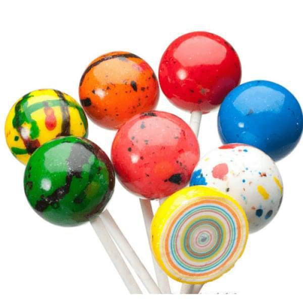 Jumbo Jawbreaker Lollipop with Bubble Gum Center