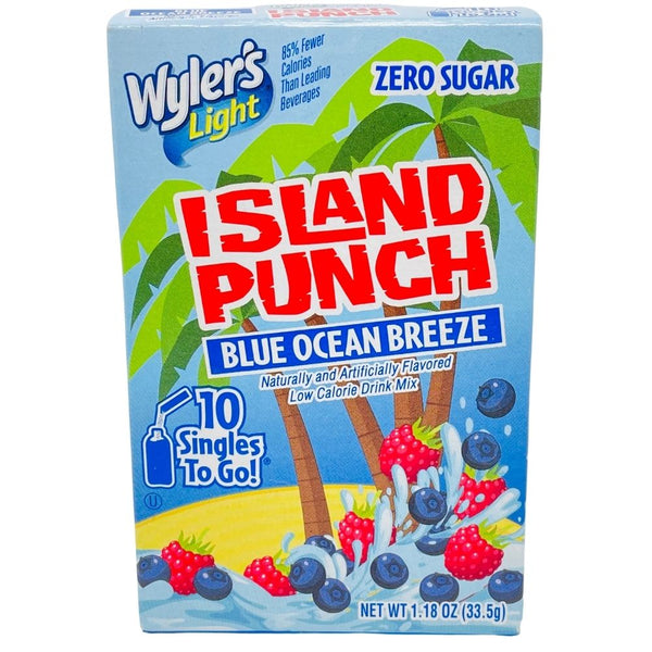 Wyler's Light Island Punch Blue Ocean Breeze - 33.5g | Candy