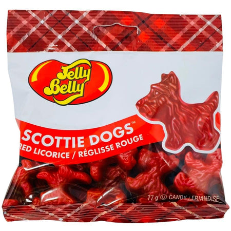 Jelly Belly Scottie Dog Red Licorice Candy - 77g