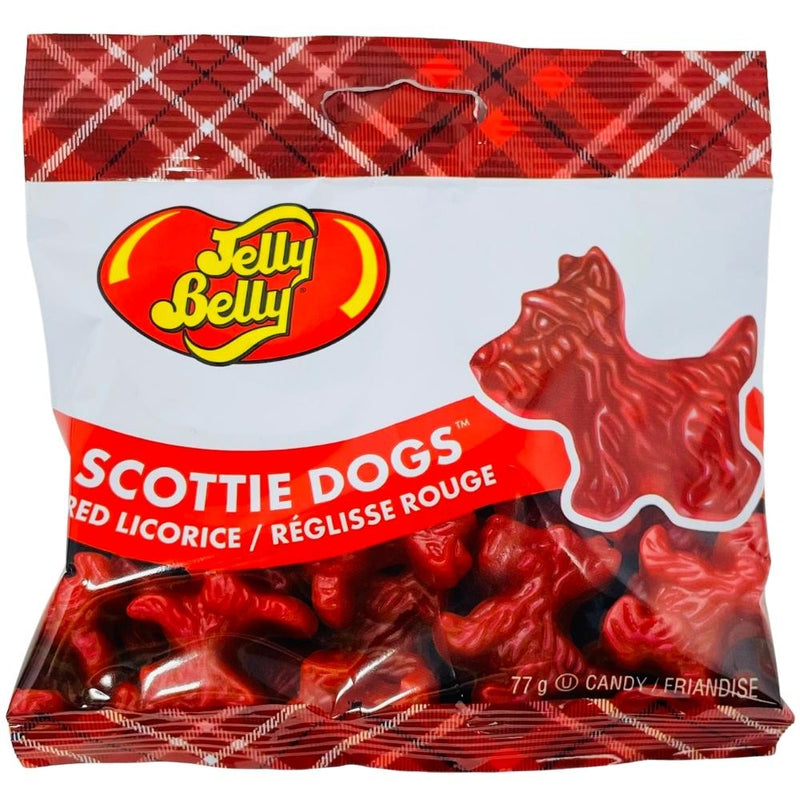 Jelly Belly Scottie Dog Red Licorice Candy - 77g