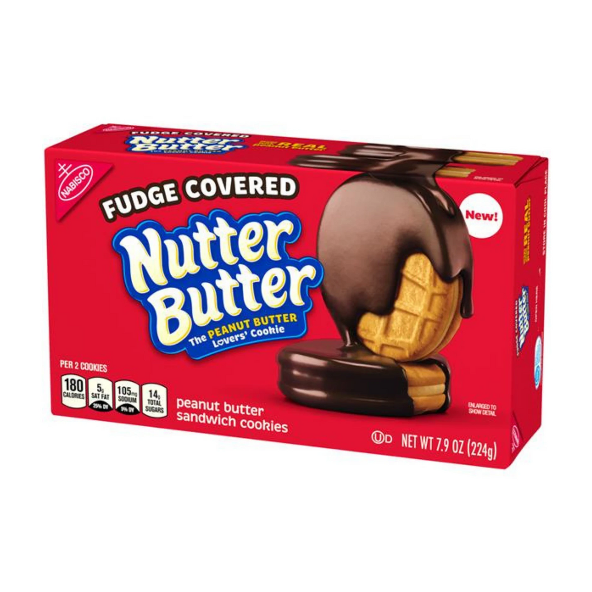 Nutter Butter Fudge Covered Sandwich Cookie