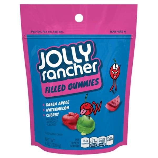 Jolly Rancher Filled Gummies Hersheys 240g - 2000s American American Candy Era_2000s gummies