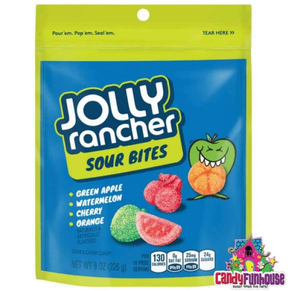 Jolly Rancher Sour Bites Hersheys 250g - candy jolly rancher Peg Bag Sour Type_Peg Bag