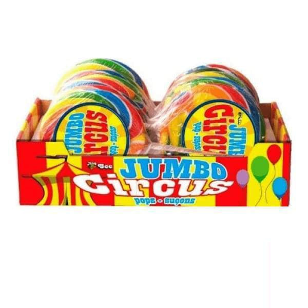 Jumbo Circus Pops Regal Confections 120g - 2000s candy Candy Buffet Era_2000s Lollipop - Jumbo Circus Pops - Circus Candy lollipops - Colourful lollipop candy - Carnival of flavour treats - Mouthwatering fruity pops - Big top sweets - Sweet tooth craving satisfaction - Fun and whimsical candy - Nostalgia of classic lollipops - Vibrant and delicious candy