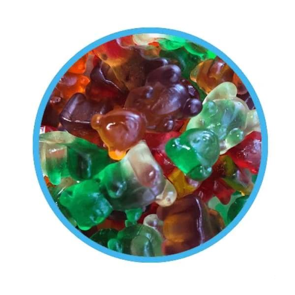 CCC Jumbo Assorted Gummi Grizzly Bears Candy - 2kg Halal Candy