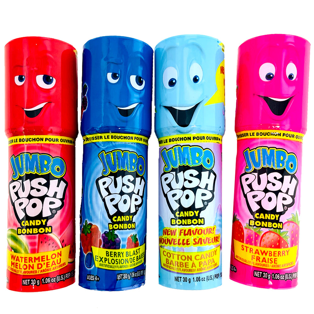 Jumbo Push Pop | Candy from the 90s | Candy Funhouse – Candy Funhouse CA