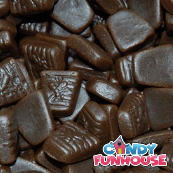K & H Beehives-Honing Drop K & H Dutch Licorice 1.2kg - 1900s Bulk Colour_Brown Era_1900s Licorice