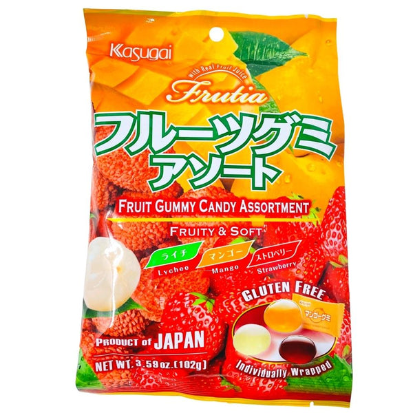 Kasugai Fruit Assortment Gummies 3.59oz
