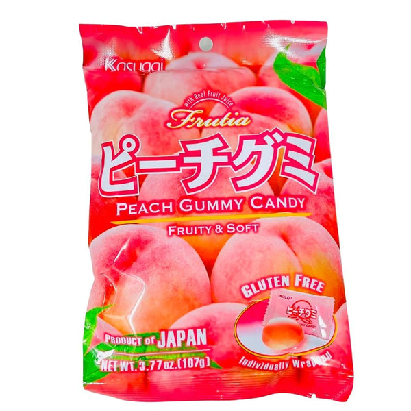 Japan Kasugai Peach Gummies - 3.77oz