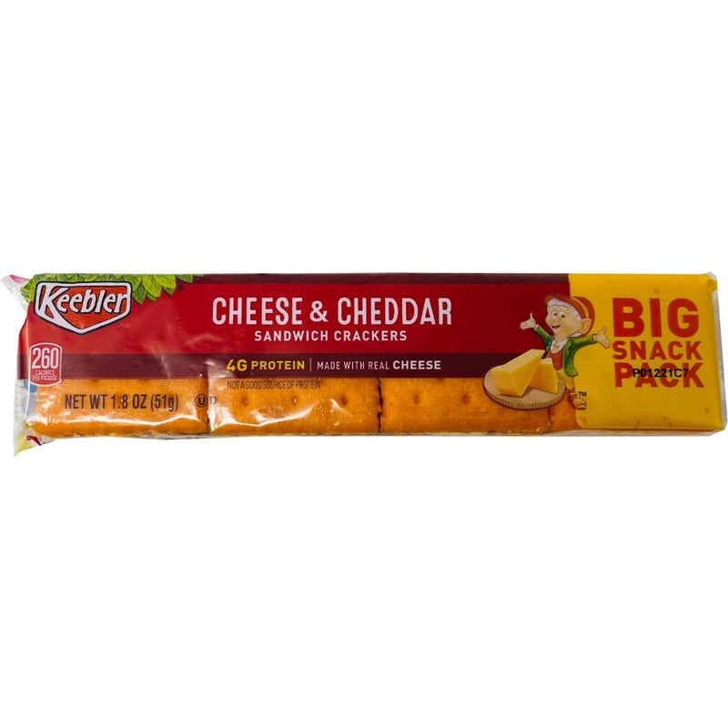 Keebler 8pk Cheese & Cheddar Sandwich Cracker - 1.8oz
