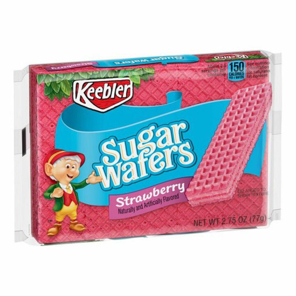 Keebler Strawberry Sugar Wafers Cookies-Candy Funhouse