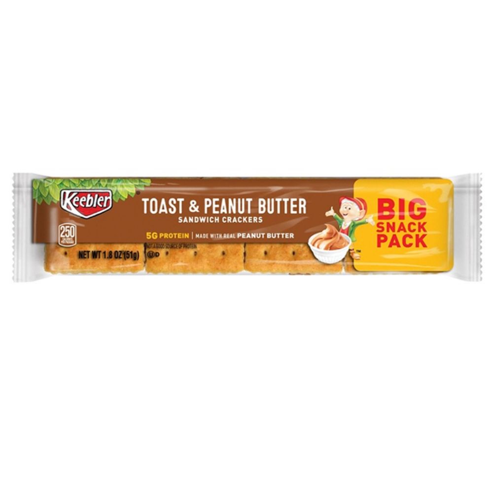 Keebler Toast & Peanut Butter Sandwich Crackers-51 g