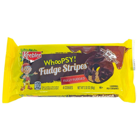 Keebler Whoopsy! Fudge Stripes Fully Fudged Cookies - 2.32oz