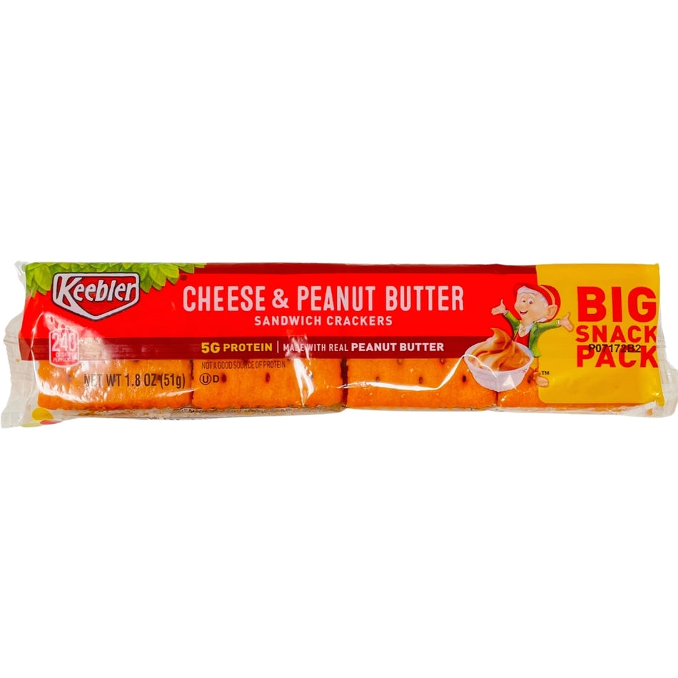 Keebler Sandwich Cracker Cheese and Peanut Butter 1.8oz