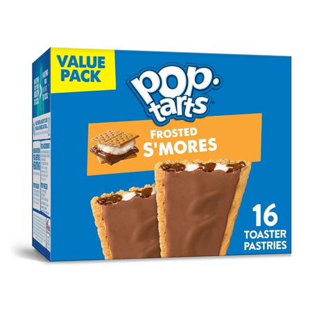 Kellogg's pop-tarts frosted s'mores toaster pastries 16 value pack 768g
