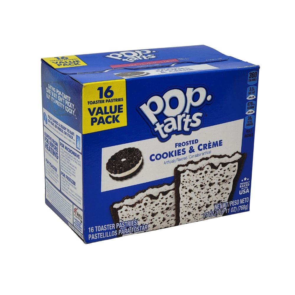 Pop Tarts Frosted Cookies & Crème - 768g