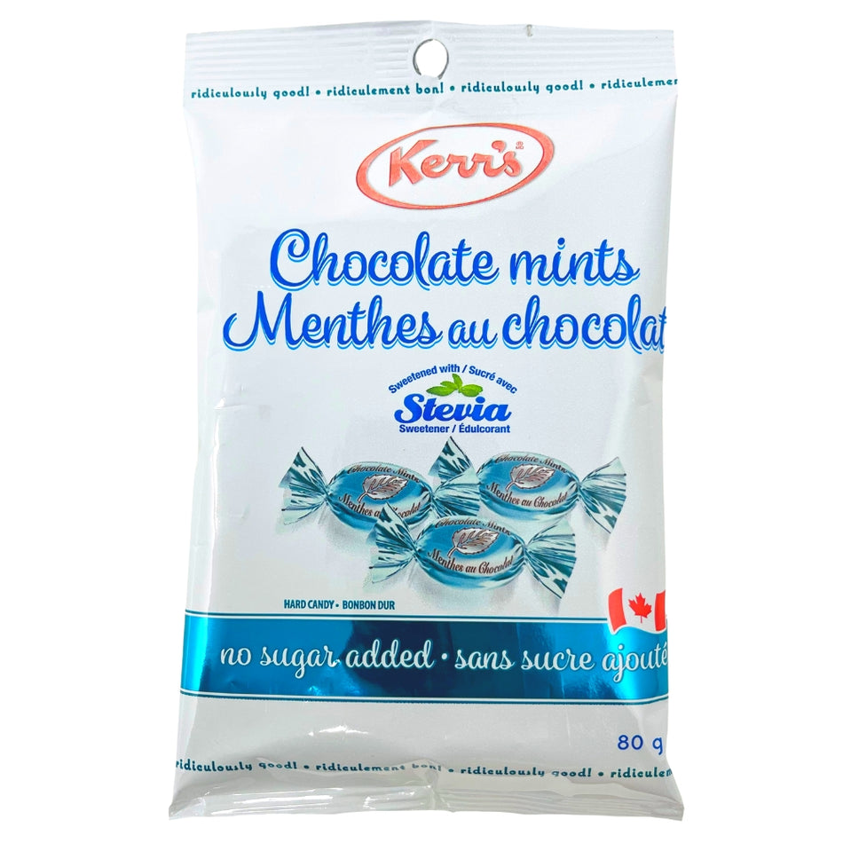 Kerr's Light Chocolate Mints No Sugar Added - 80g