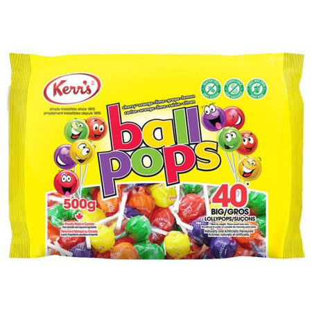 Kerr's Ball Pops Lollipops | Canadian Candy
