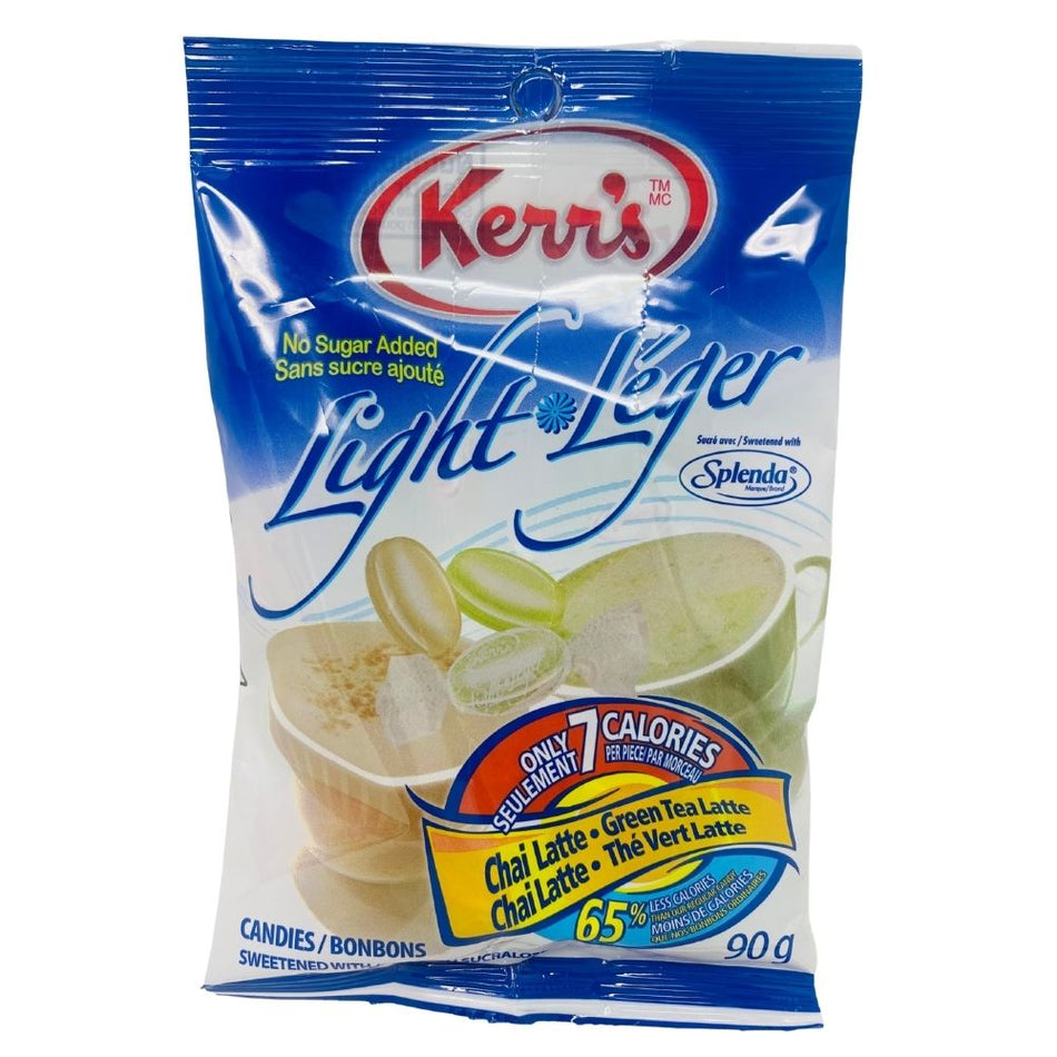 Kerrs Light Chai Latte Green Tea Latte No Sugar Added 90 g Candy Funhouse Online Candy Shop