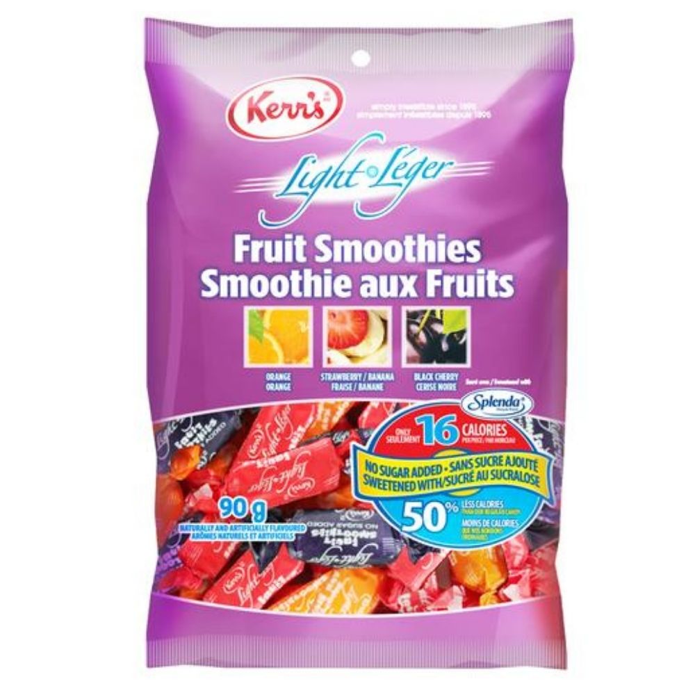 Kerr's Light Fruit Smoothies No Sugar Added Candies - 90g