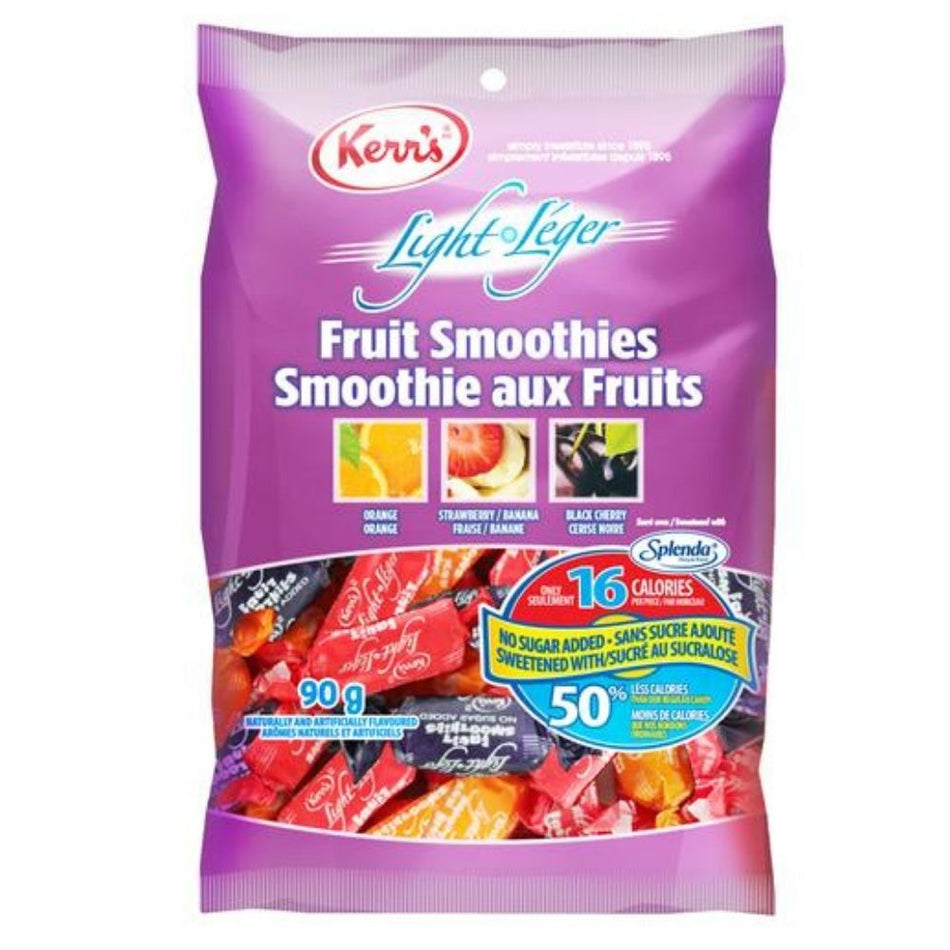 Kerr's Light Fruit Smoothies No Sugar Added Candies – Candy Funhouse CA