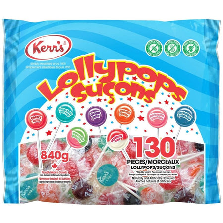 Kerr's Lollypops Assorted Flavours 840g 