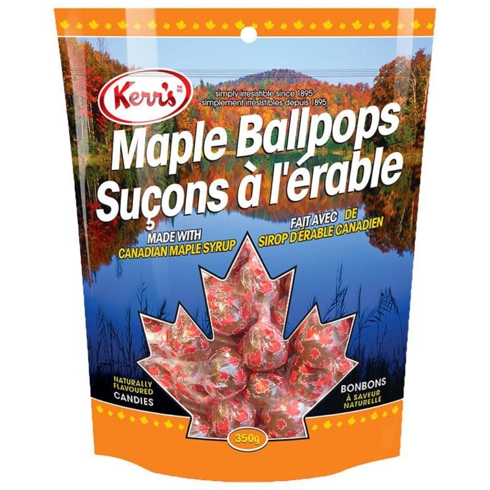 Kerr's Maple Ballpops 350 g Candy Funhouse Online Candy Shop