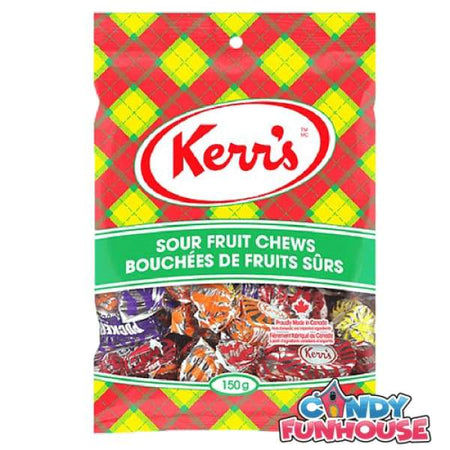 Kerrs Sour Fruit Chews Kerrs Candy 180g - Canadian Canadian Candy Colour_Assorted Gluten Free Hard Candy