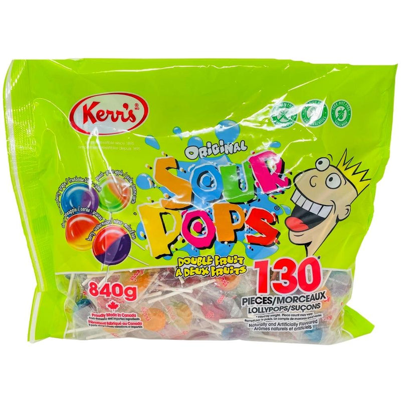 Kerr's Original Sour Pops 130ct - 840g