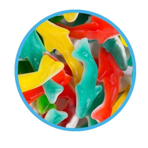 Sharks Assorted Colours Bulk Candy-Halal