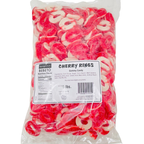 Kervan Cherry Rings Gummy Candy 5lb