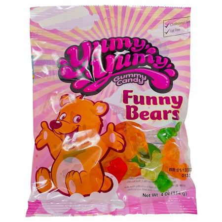 Kervan USA Yumy Yumy Gummy Candy Funny Bears 114 g Candy Funhouse Online Candy Shop