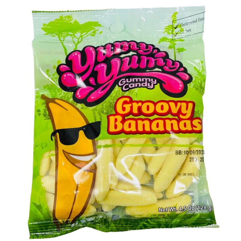 Kervan USA Yumy Yumy Gummy Candy Groovy Bananas 128 g Candy Funhouse Online Candy Shop Halal Candy
