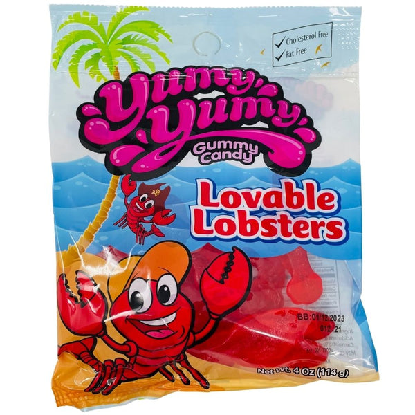Kervan USA Yumy Yumy Gummy Candy Lovable Lobsters 114 g Candy Funhouse Online Candy Shop Halal Candy