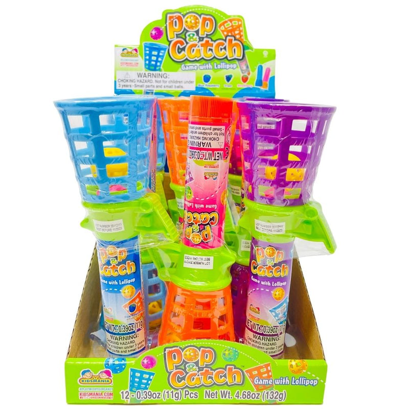Kidsmania Pop & Catch Toy Lollipop - 11g