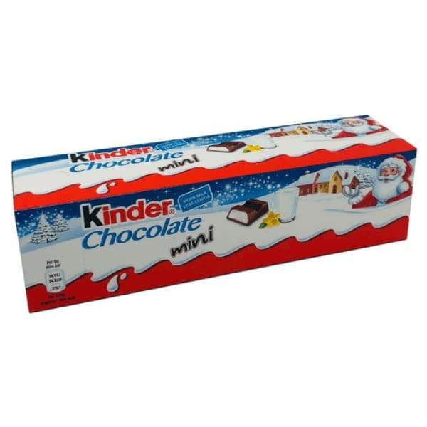 Kinder Chocolate Mini Christmas Ferrero 120g - Christmas Candy Christmas Gift Ideas Christmas Stocking Stuffers - Kinder Chocolate - Christmas Candy - Stocking Stuffer - Christmas Treat - Kinder