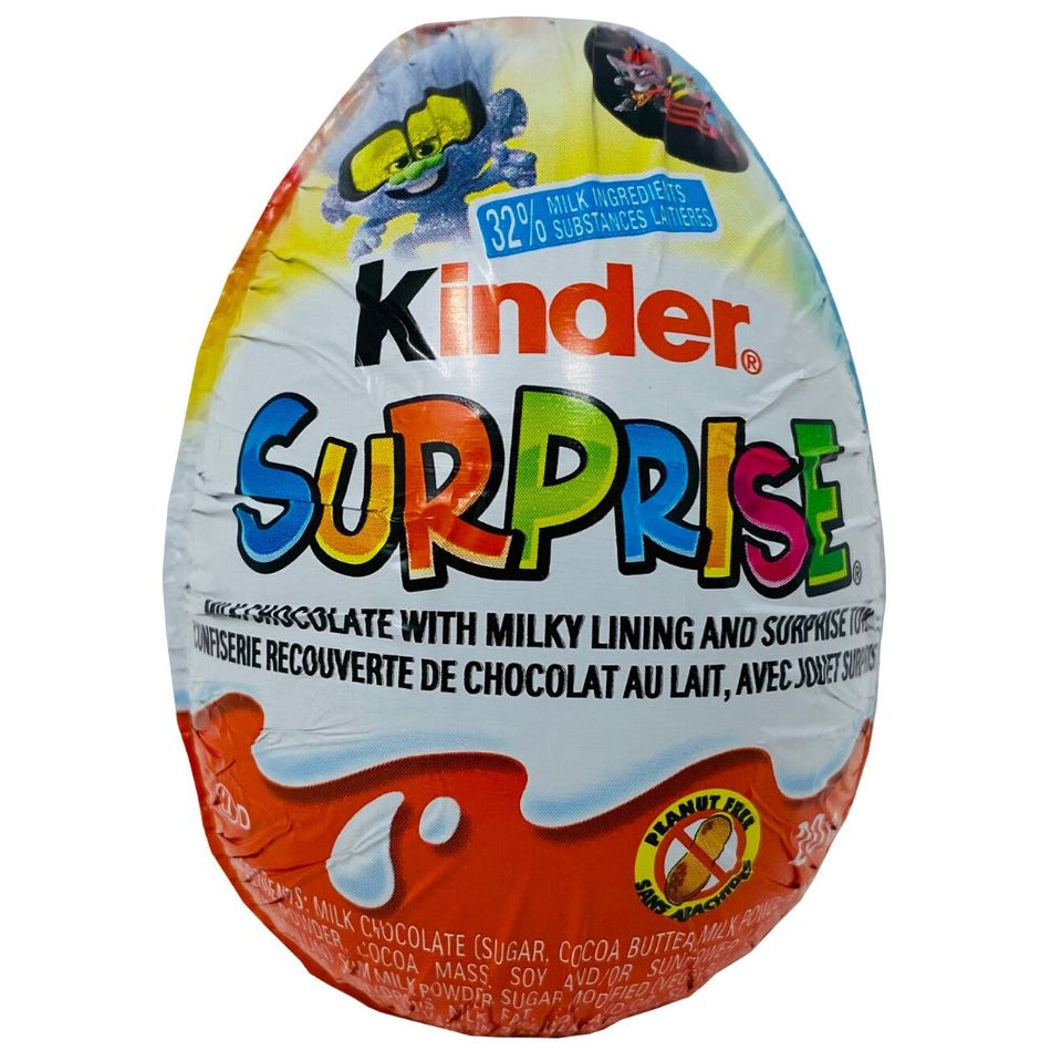 Trolls Kinder Surprise Chocolate Egg-20 g
