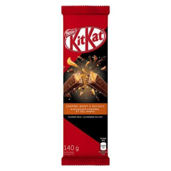Kit Kat Caramel Burst & Sea Salt Nestle 200g - 1990s Bar Canadian Caramel Chocolate