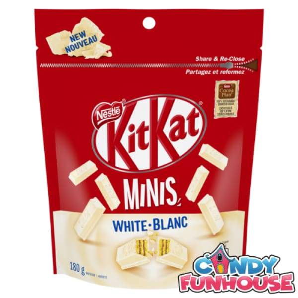 Kit Kat White Minis Nestlé 200g - 2010s Canadian Bar Colour_White Era_2010s Kit Kat