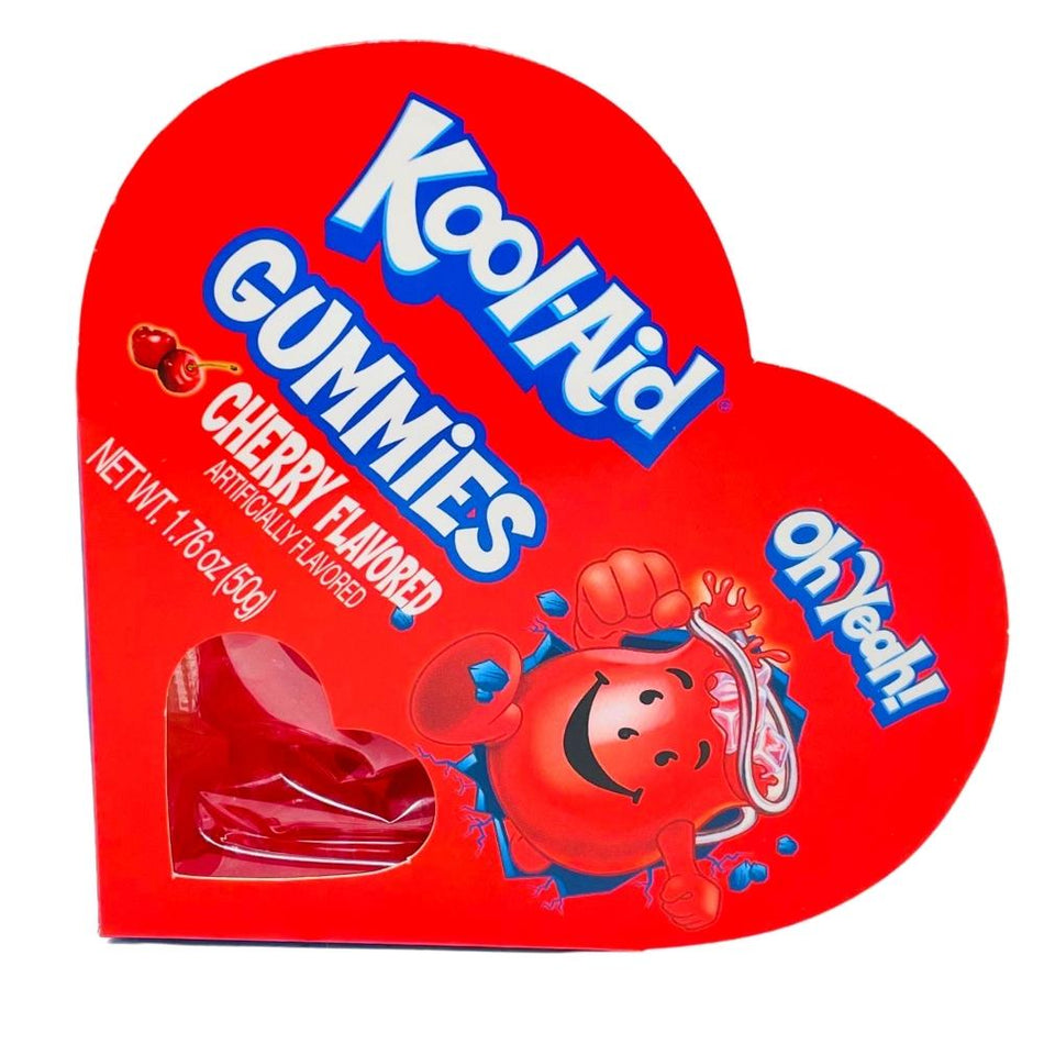 Valentines Kool-Aid Gummy Hearts - 1.76oz