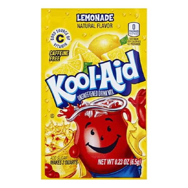 Kool-Aid Lemonade Drink Mix Packet Kraft Fiids Group Inc. 10g - 1920s 2000s Drink Mix Era_1920s Era_2000s